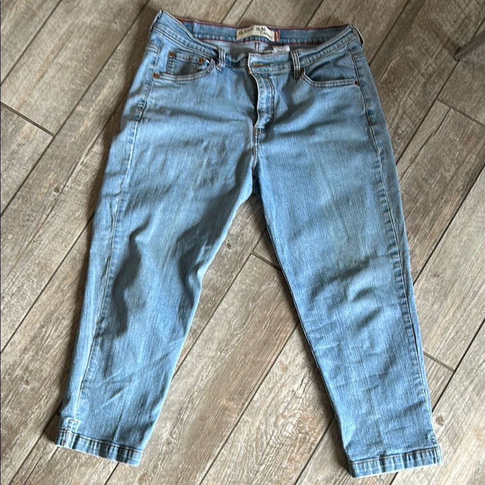 Levi's Blue Cropped Ankle Jeans